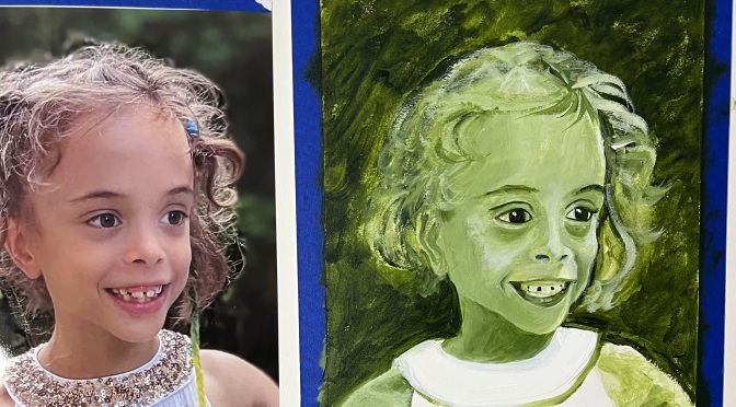 PORTRAIT OF A CHILD, IN STAGES